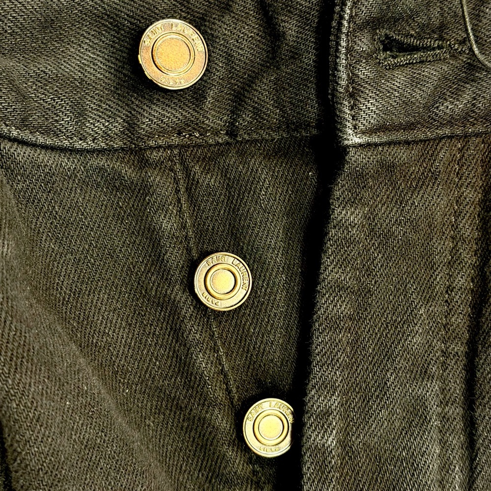 Saint Laurent Black straight jeans - Picture 5 of 16